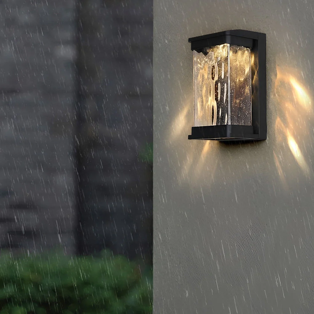 Edric Creative Modern Glass Outdoor Wall Sconce Light - Image 7