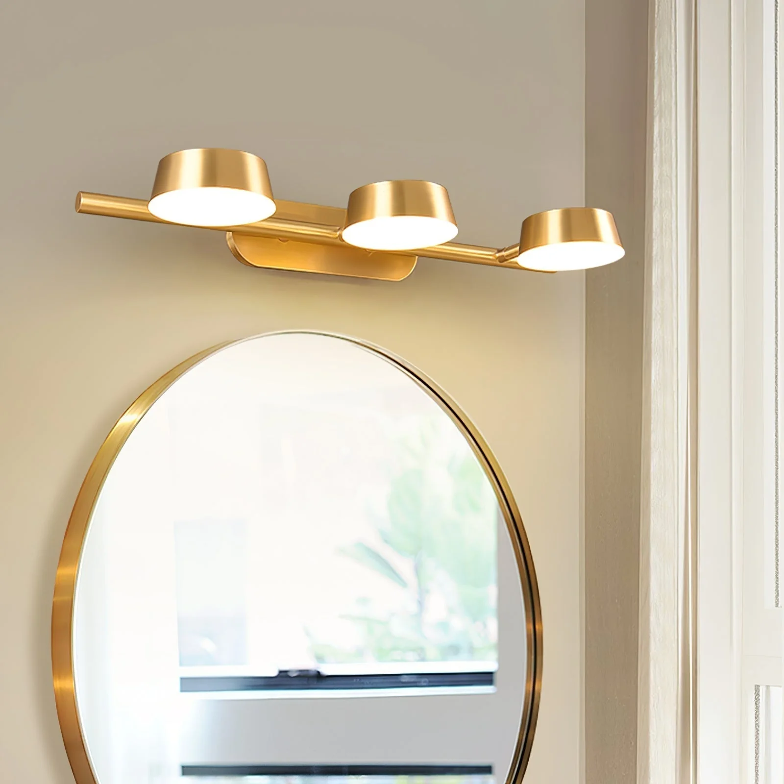 Edward Premium Elegance Vanity Brass Wall Light - Image 11