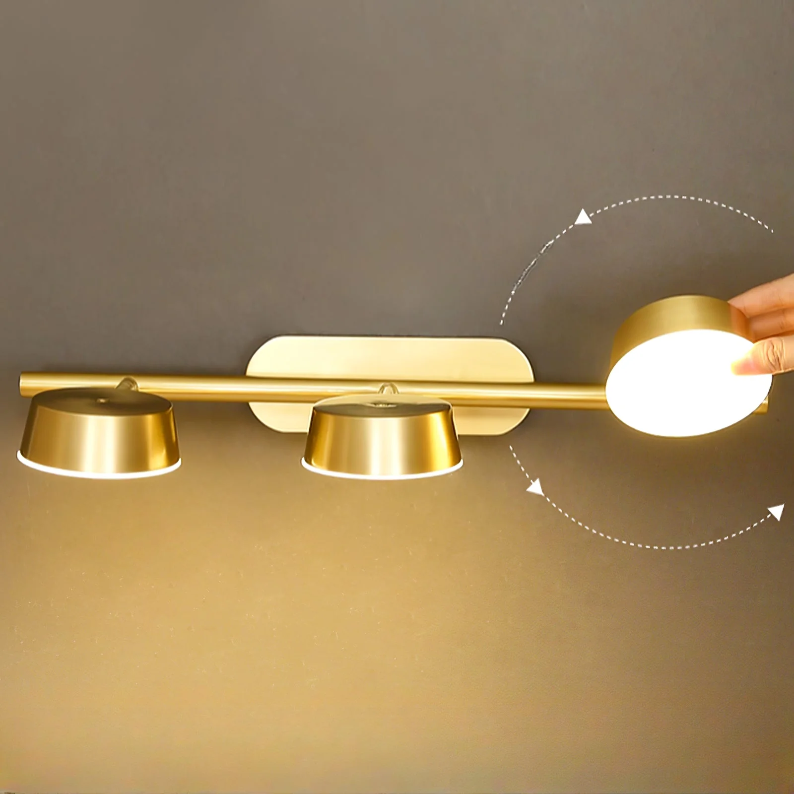 Edward Premium Elegance Vanity Brass Wall Light - Image 13