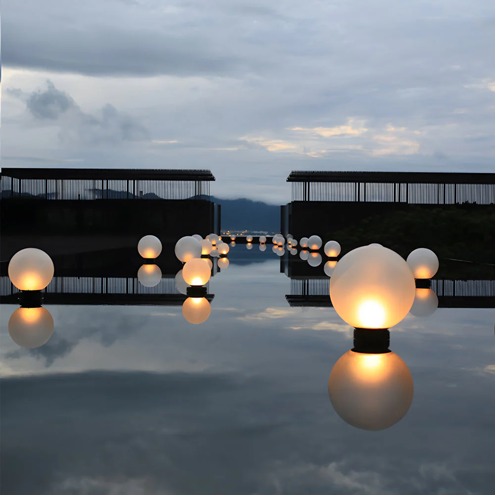 Edwin Moon Round Modern Outdoor Light