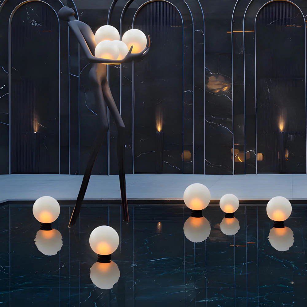 Edwin Moon Round Modern Outdoor Light - Image 2