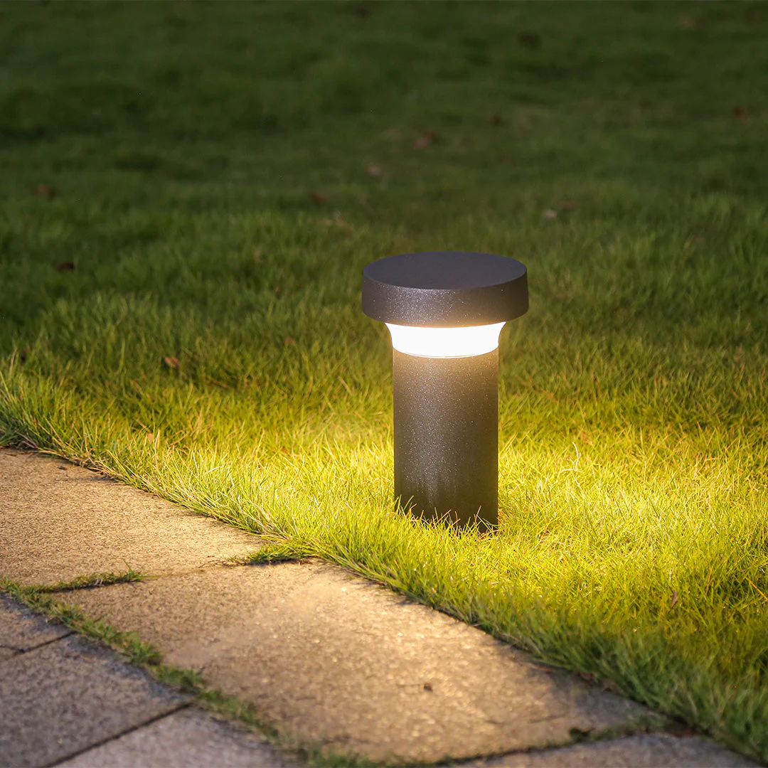 Efrain Modern Minimalist Outdoor Post Lawn Light - Image 3