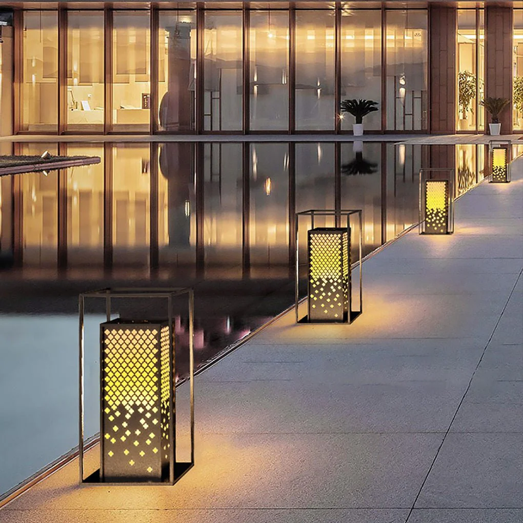 Egil Floral Waterproof Stainless Steel Outdoor Light - Image 2