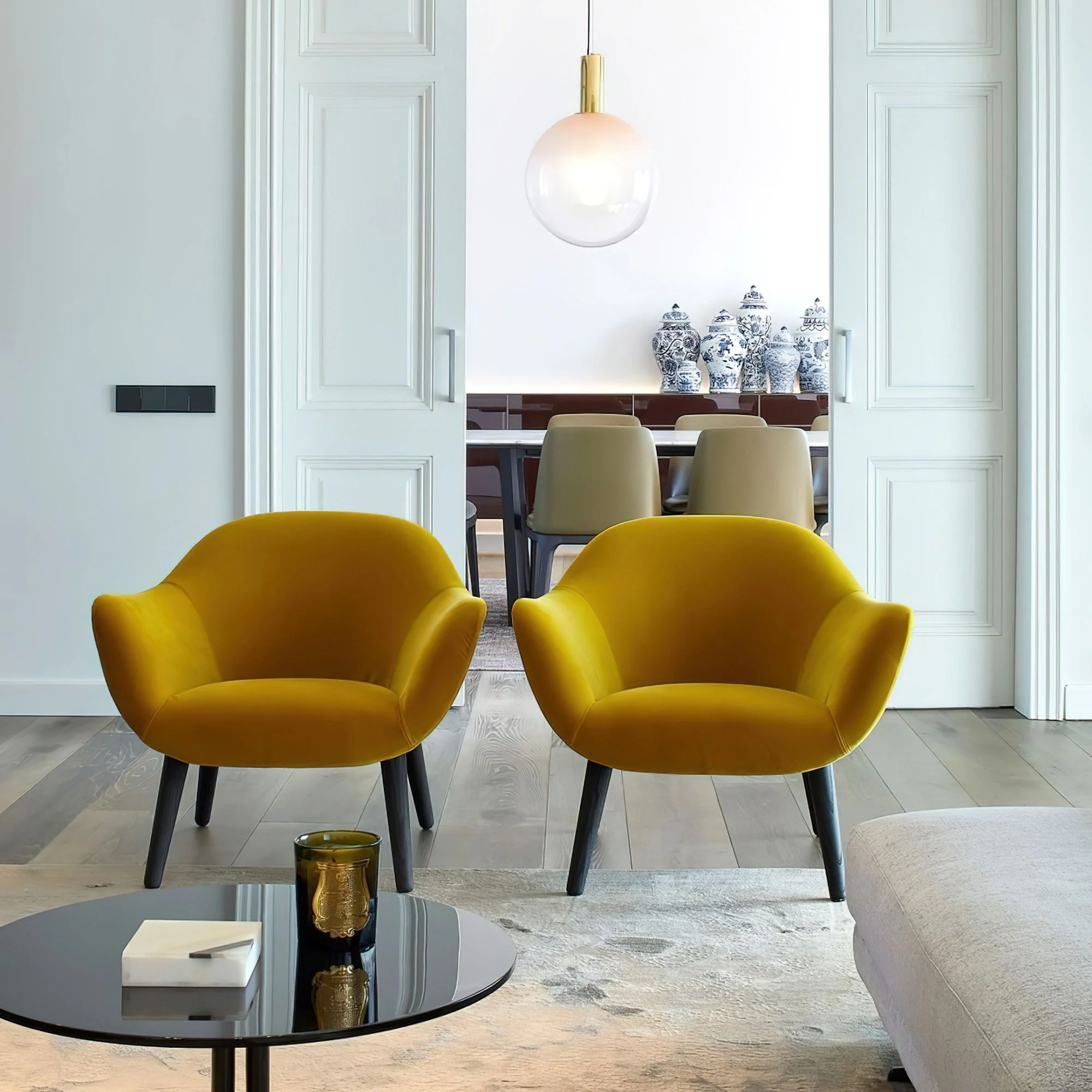 Eidos Modern Glass Pendant Light - Image 6