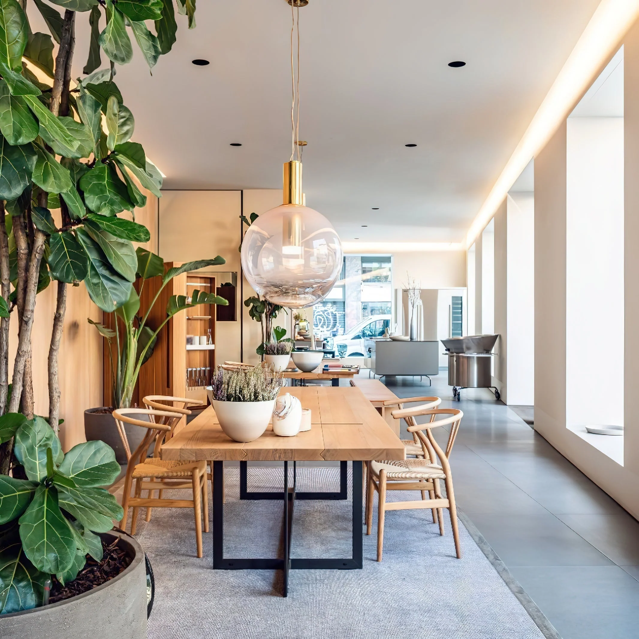 Eidos Modern Glass Pendant Light - Image 7
