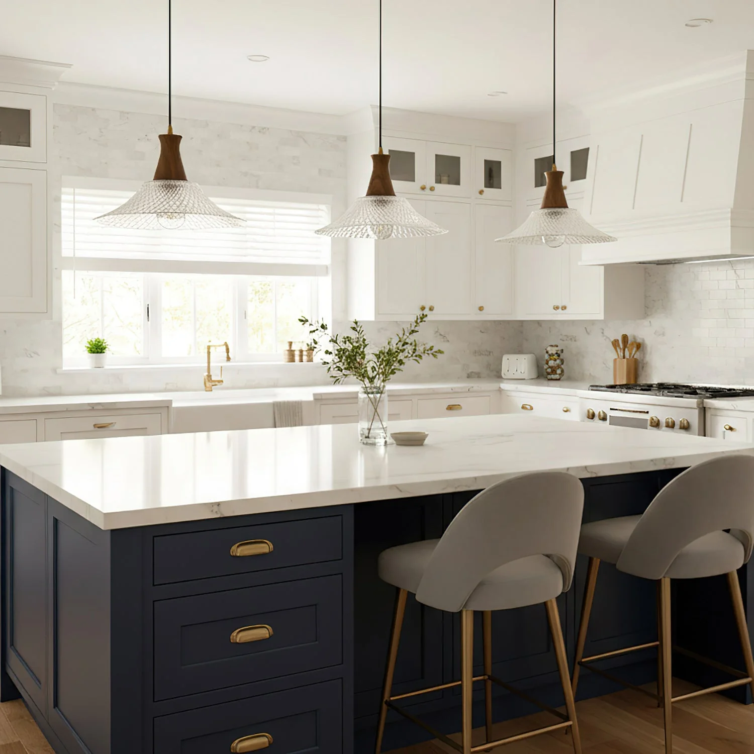 Eiken Modern Glass Pendant Light - Image 13