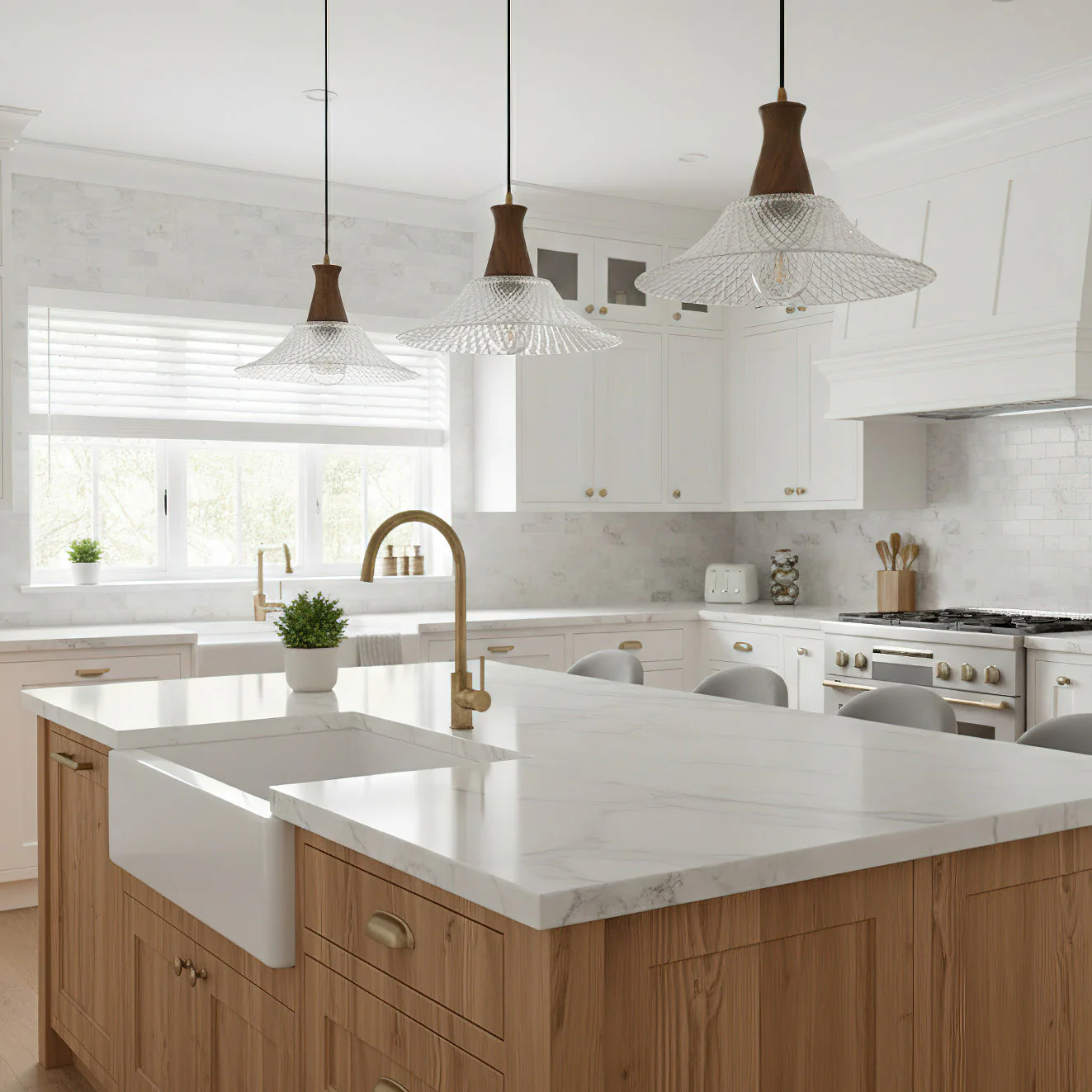 Eiken Modern Glass Pendant Light - Image 15