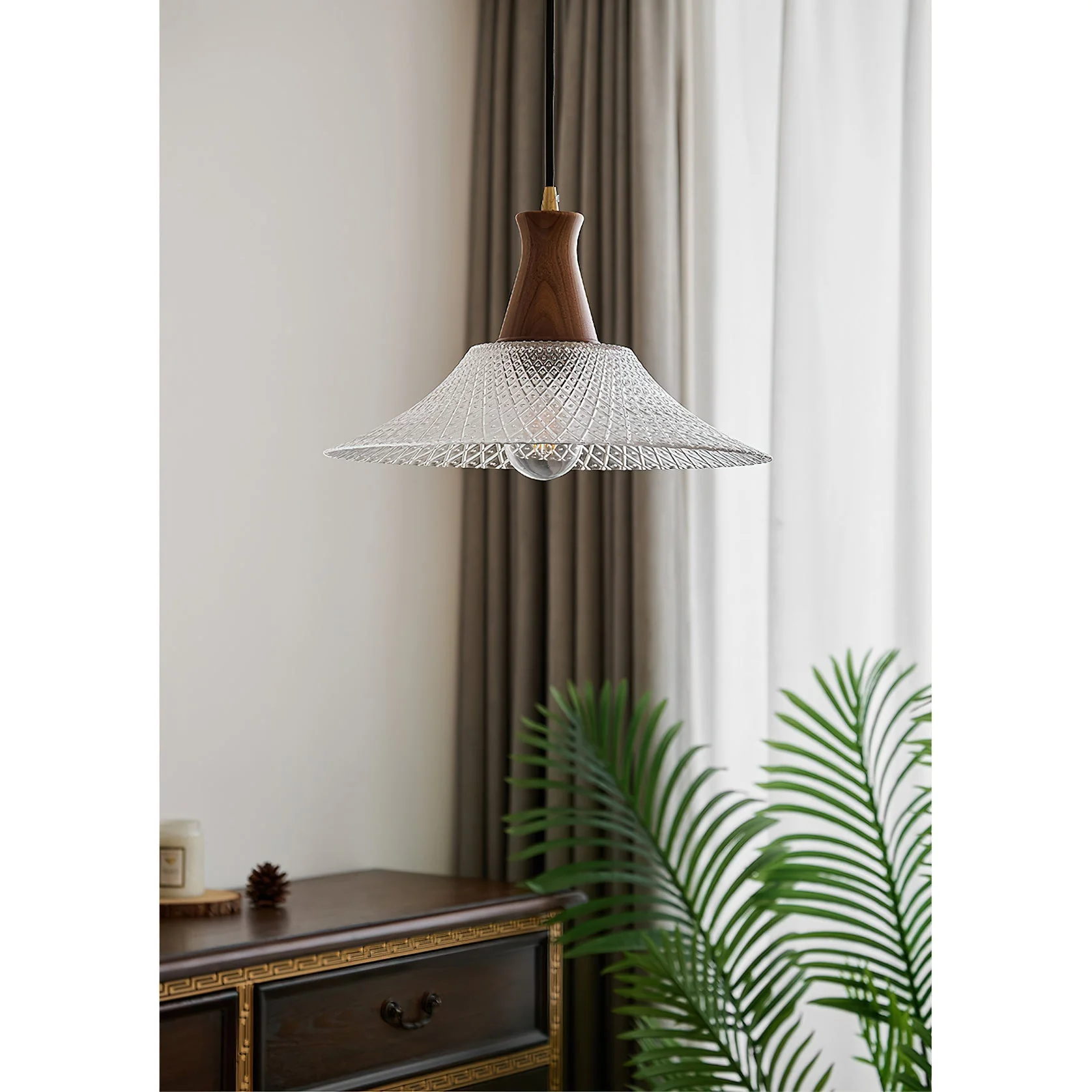 Eiken Modern Glass Pendant Light - Image 16