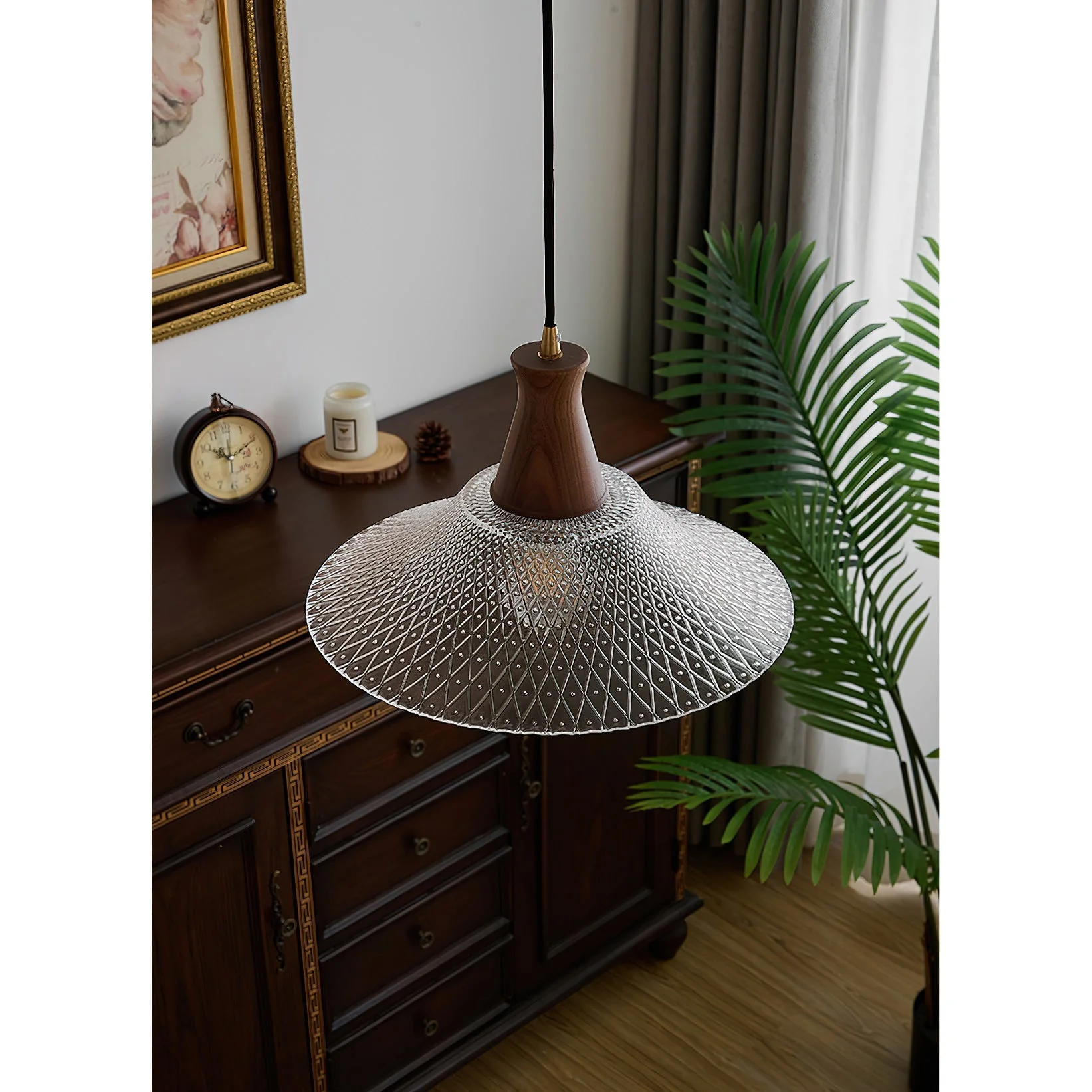 Eiken Modern Glass Pendant Light - Image 18