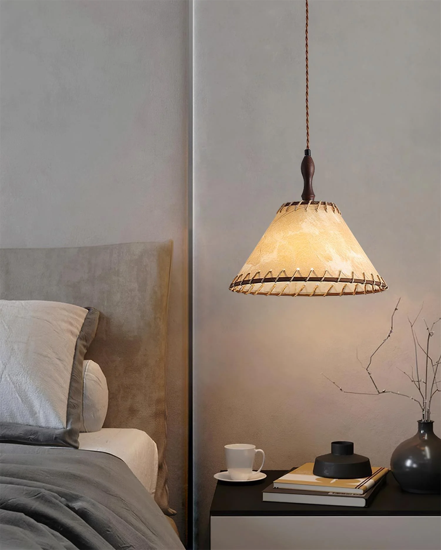 Elara Modern Fabric Pendant Light - Image 10