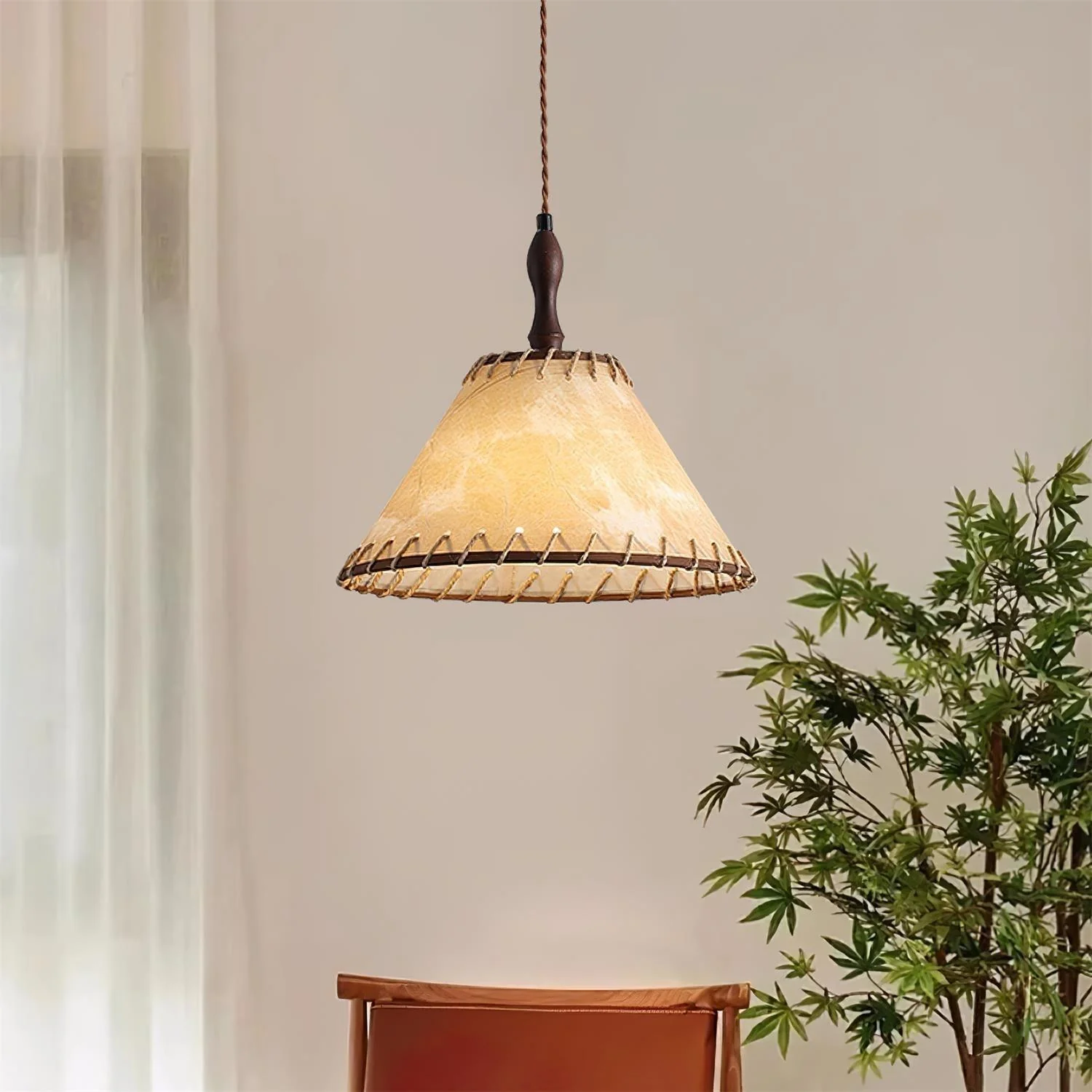 Elara Modern Fabric Pendant Light - Image 52