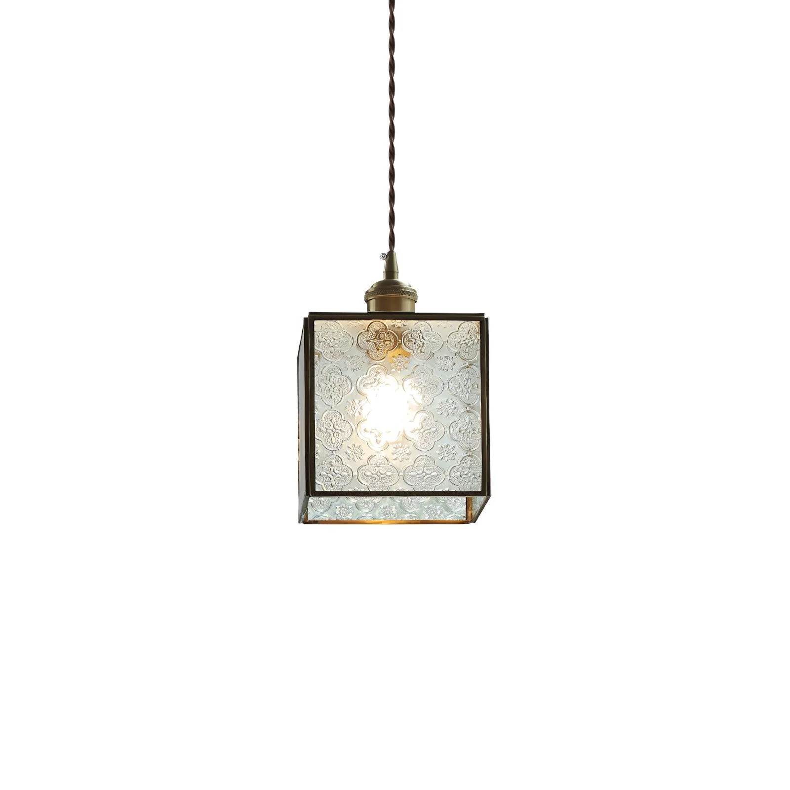 Elarace Brass & Glass Elegant Pendant Lamp - Image 18