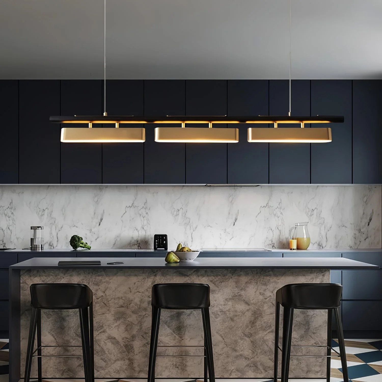 Elarain Brass Minimalist Pendant Light - Image 18