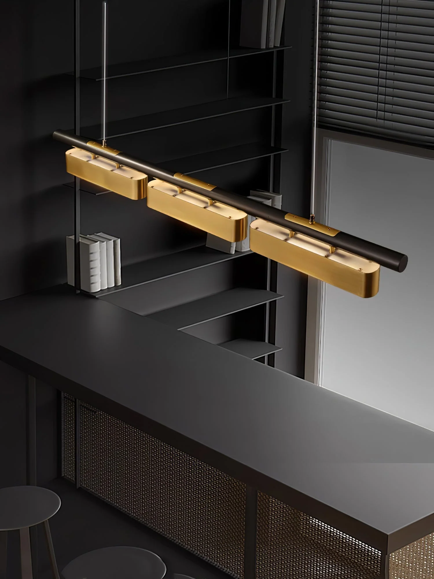 Elarain Brass Minimalist Pendant Light - Image 27