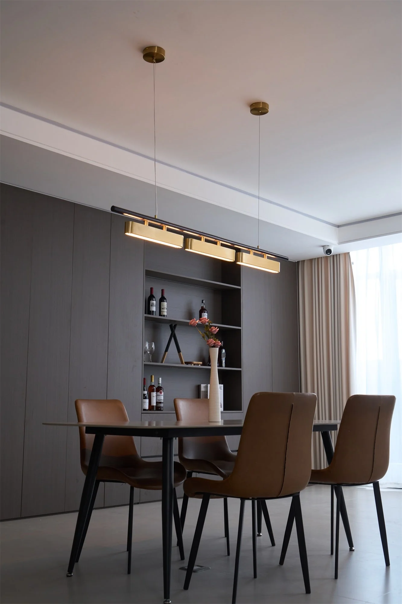Elarain Brass Minimalist Pendant Light - Image 38