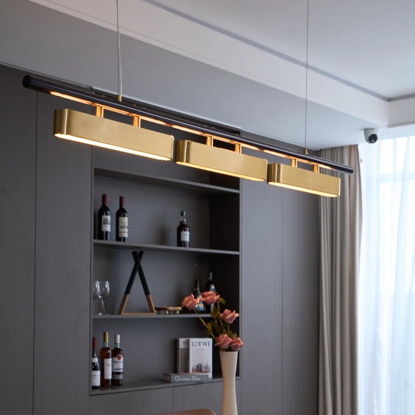 Elarain Brass Minimalist Pendant Light - Image 42