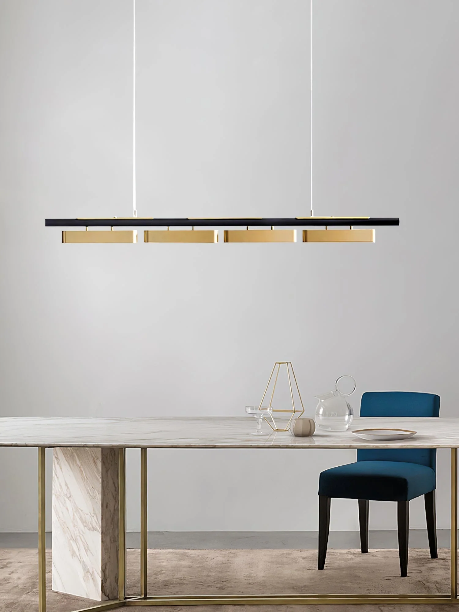 Elarain Brass Minimalist Pendant Light - Image 53