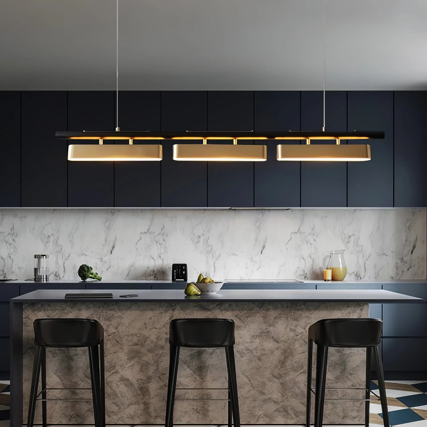 Elarain Brass Minimalist Pendant Light - Image 54