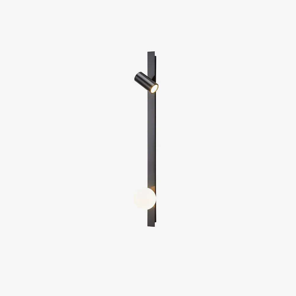Elarise Brass Glass Minimalist Wall Light - Image 12