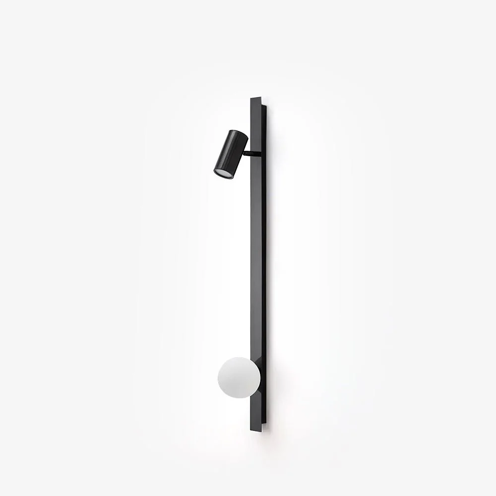 Elarise Brass Glass Minimalist Wall Light - Image 6