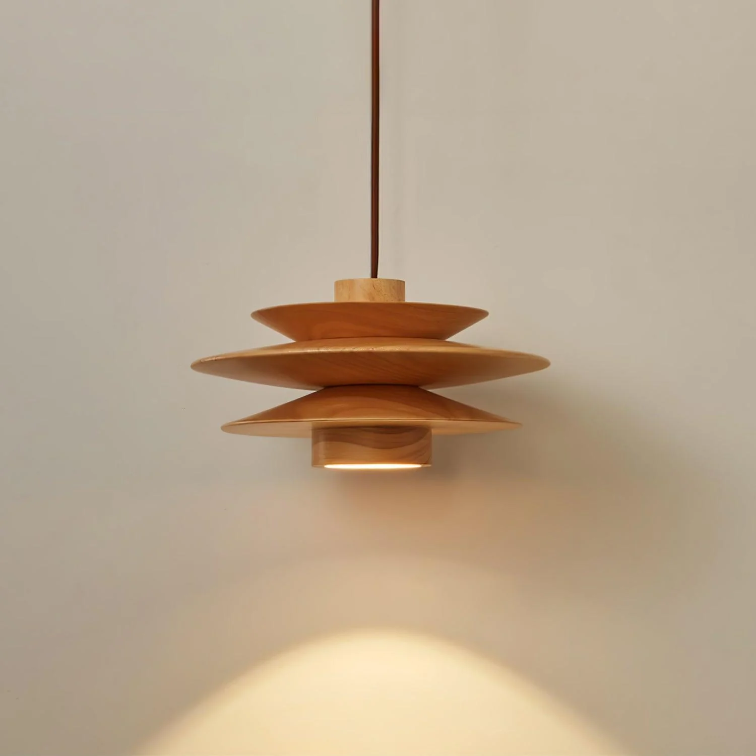 Eldora Wooden Retro Pendant Light - Image 15