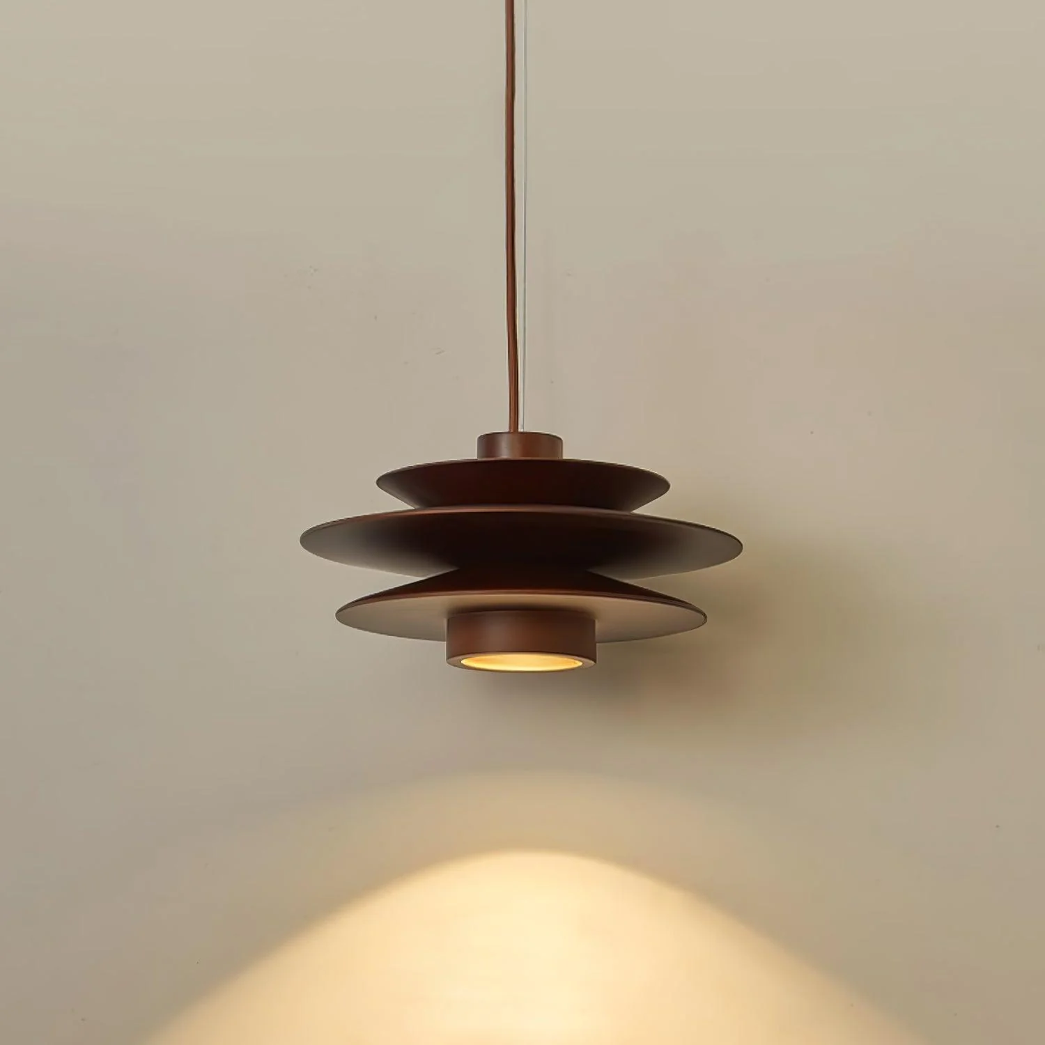 Eldora Wooden Retro Pendant Light - Image 2