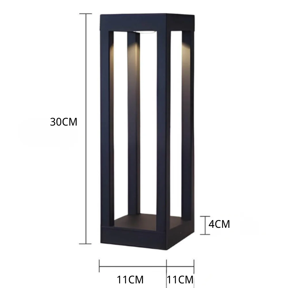 Elen LED Landscape Bollard Outdoor Lights - Image 4