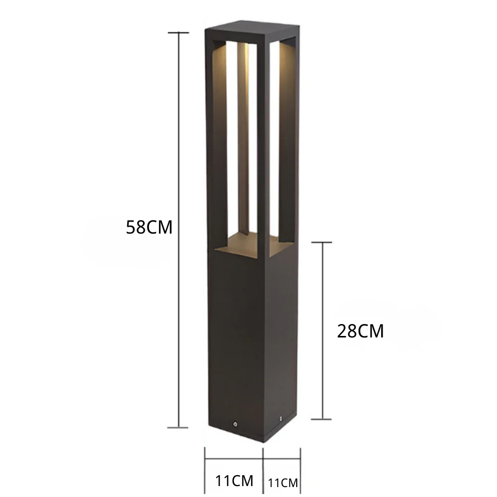 Elen LED Landscape Bollard Outdoor Lights - Image 7