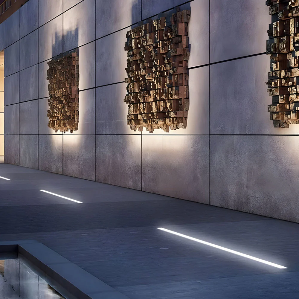 Elena LED Long Strip Minimalist Outdoor Lights - Image 2