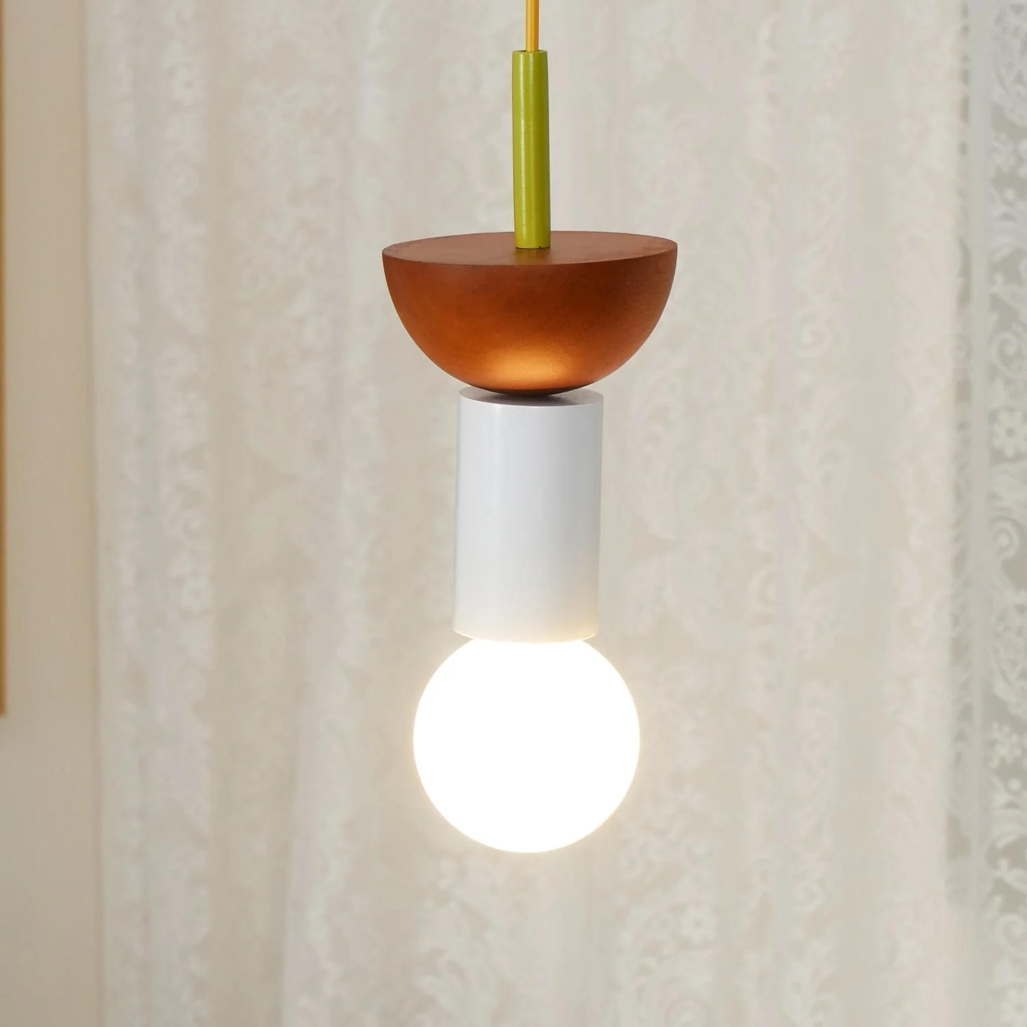 Elena Modern Wood Pendant Light - Image 12