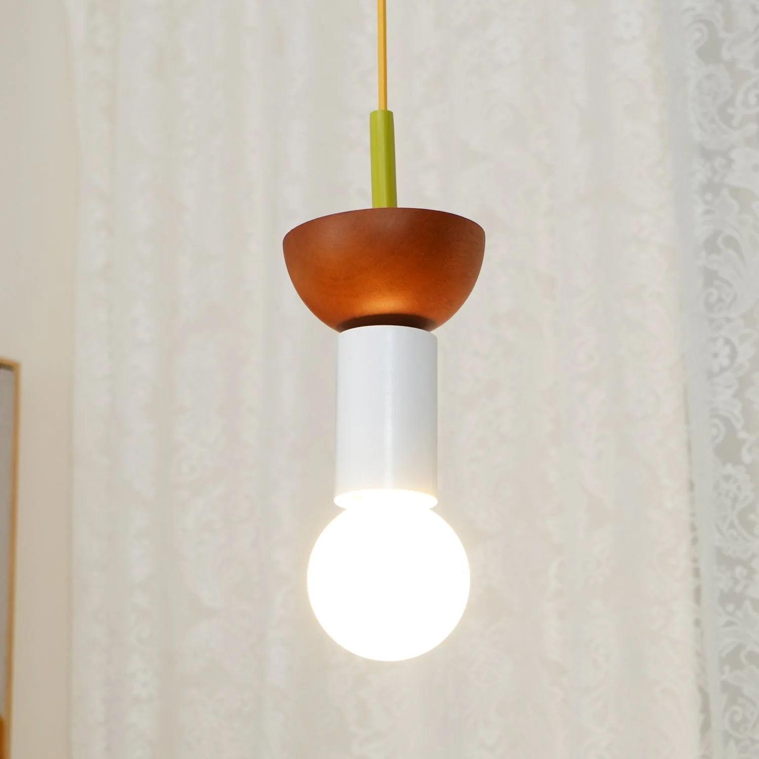 Elena Modern Wood Pendant Light - Image 15