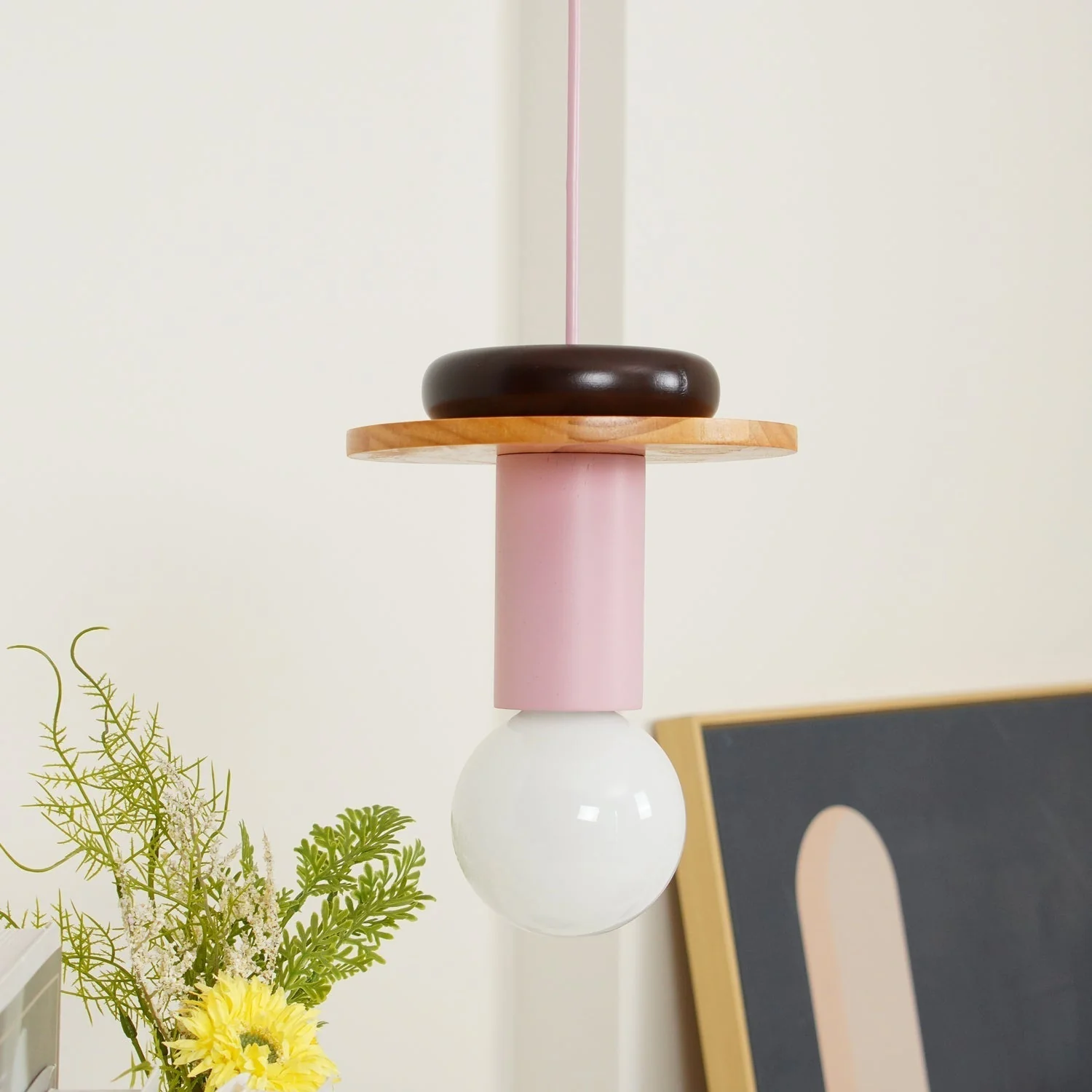 Elena Modern Wood Pendant Light - Image 23