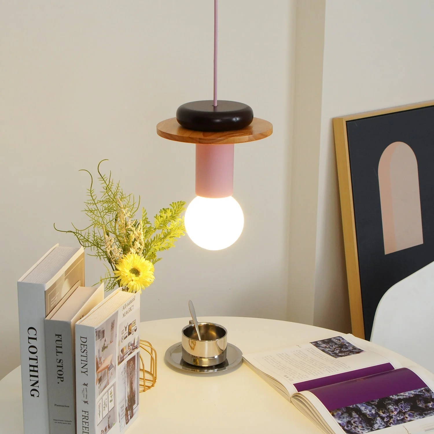 Elena Modern Wood Pendant Light - Image 26