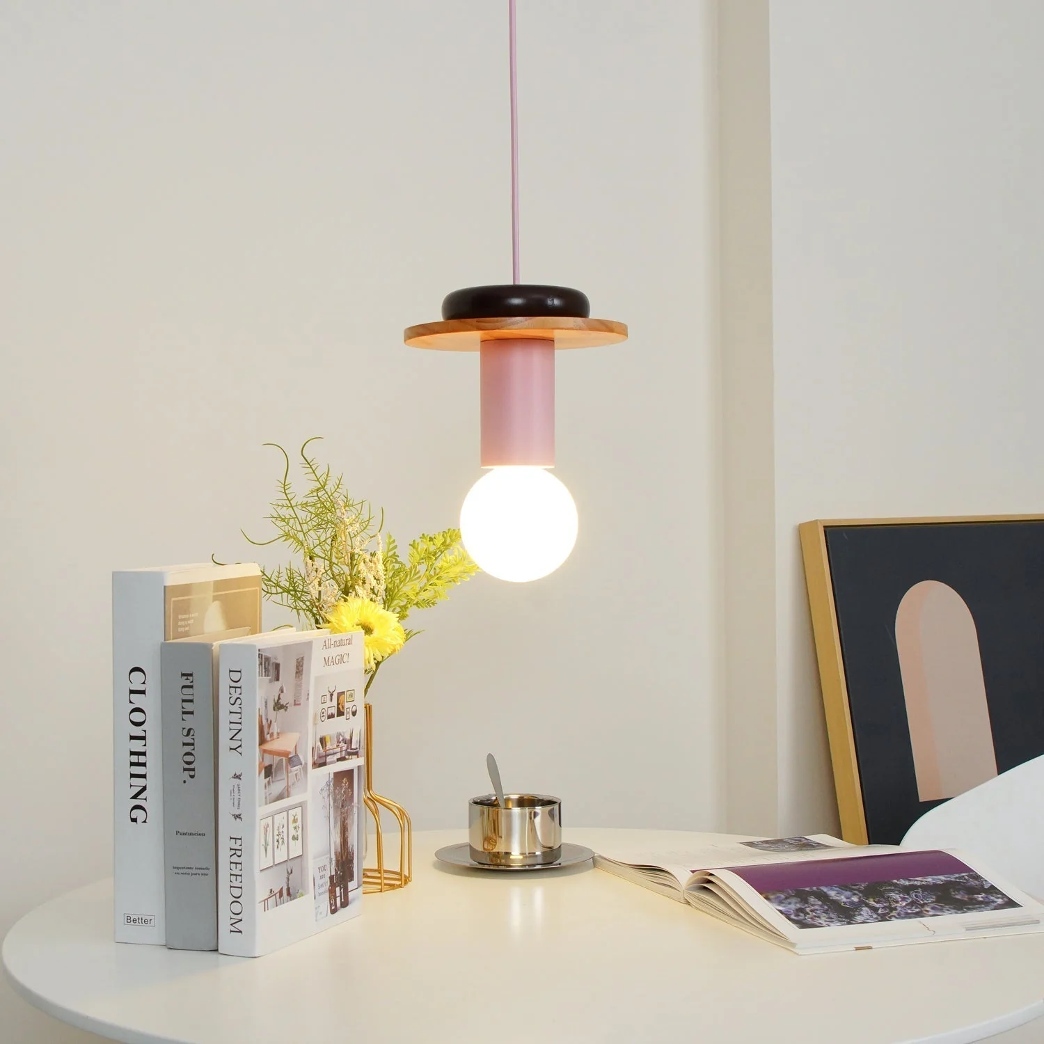 Elena Modern Wood Pendant Light - Image 27