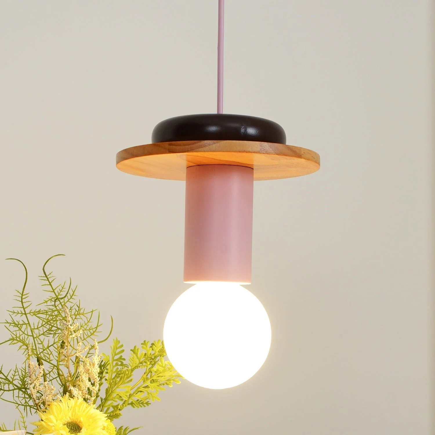 Elena Modern Wood Pendant Light - Image 28
