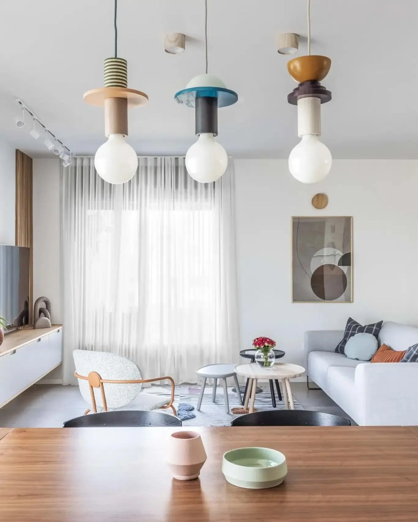 Elena Modern Wood Pendant Light - Image 97