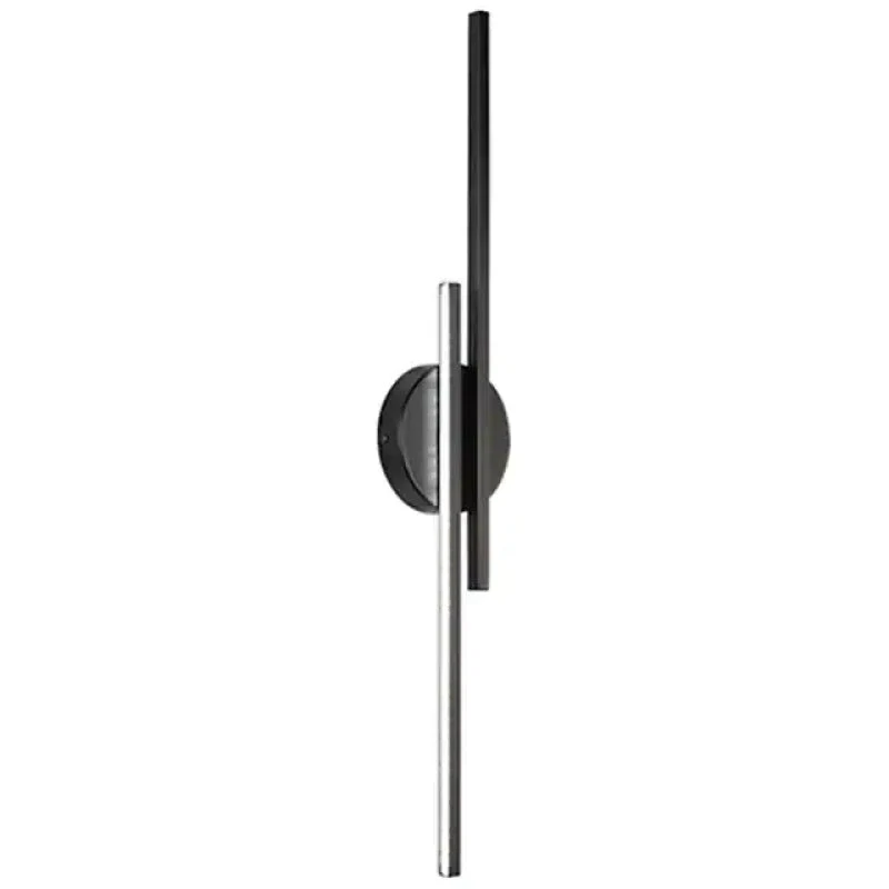 Elgo Modern Nordic Disc/Linear Metal LED Wall Lamp, Black/White - Image 10