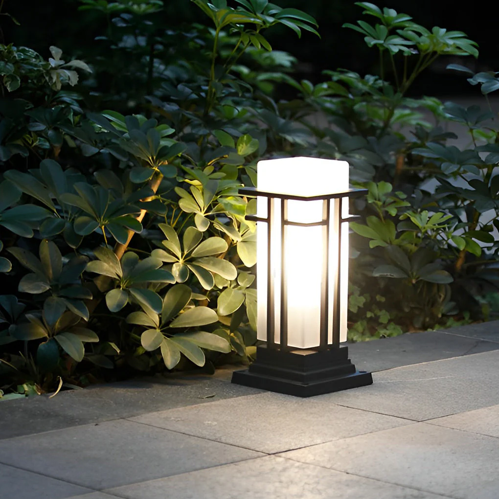 Elieth Landscape Retro Glass Outdoor Path Lights