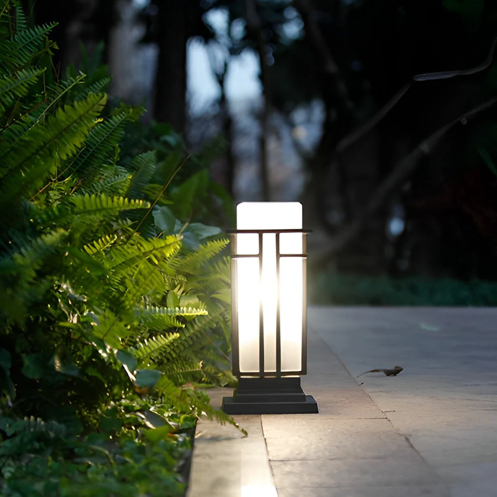 Elieth Landscape Retro Glass Outdoor Path Lights - Image 3