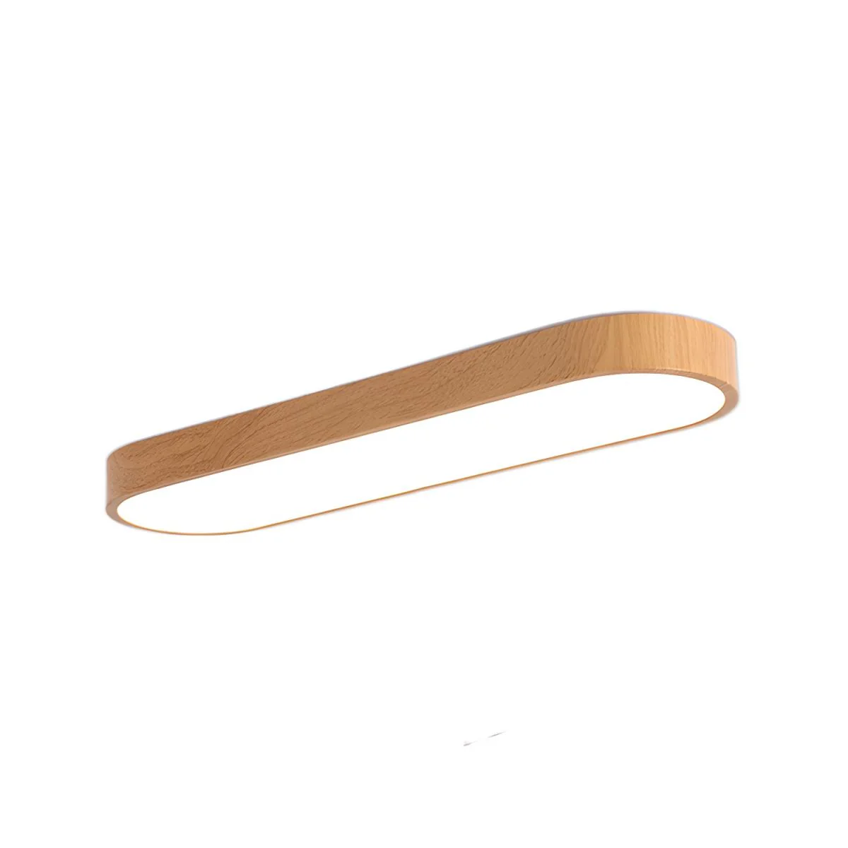 Eliriel Modern Minimalist Round Wood Flush Mount Ceiling Lamp - Image 18