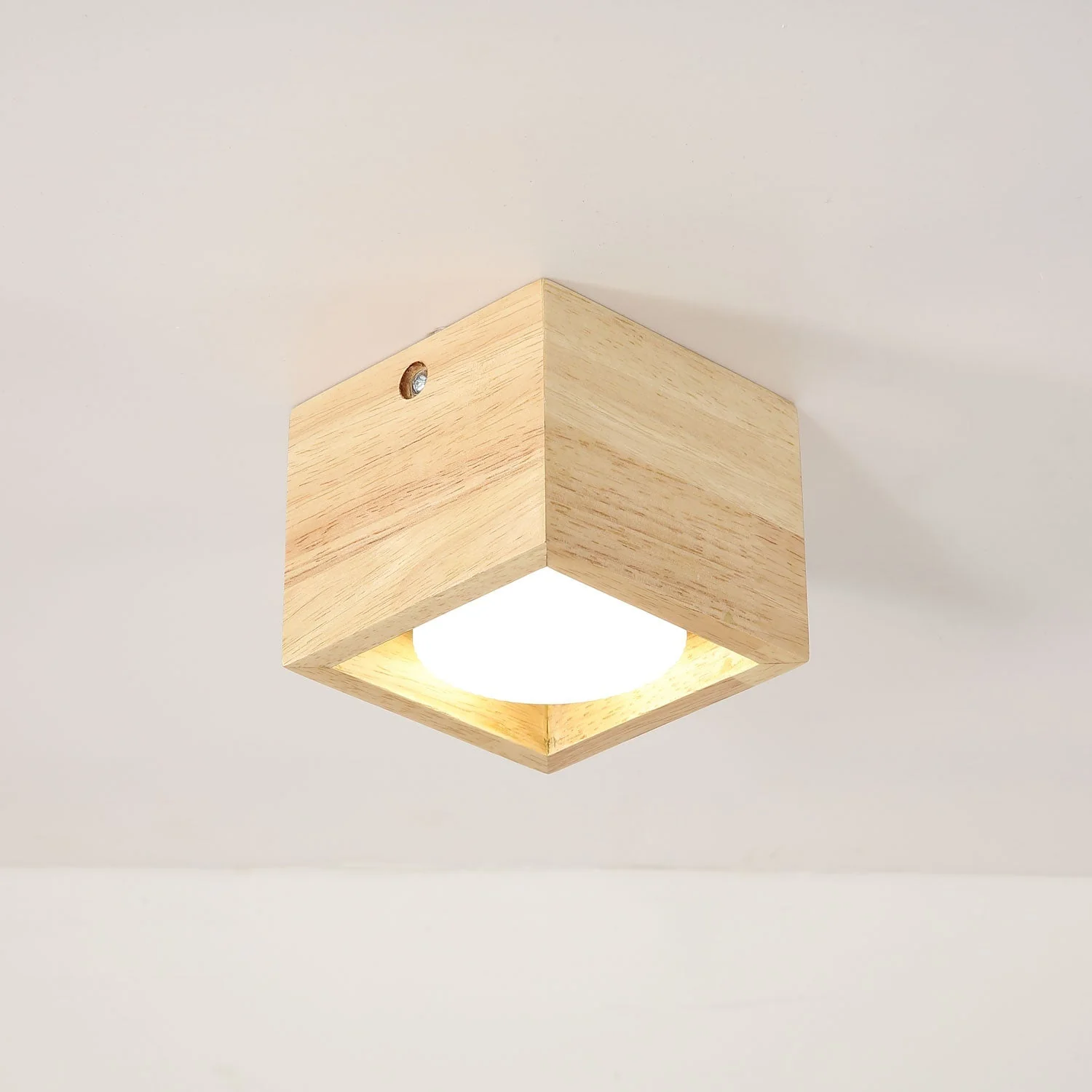Eliza Minimalist Wood Ceiling Light - Image 13