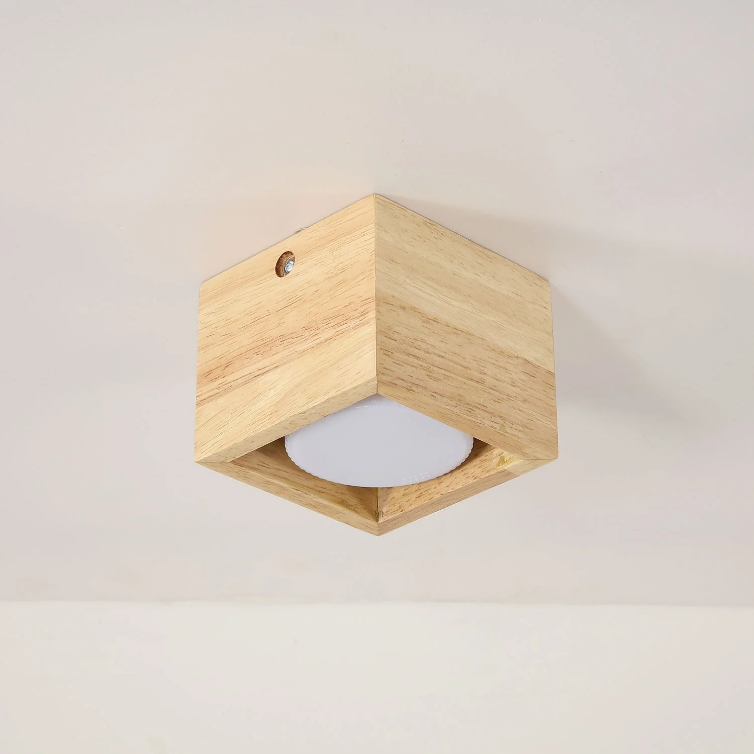 Eliza Minimalist Wood Ceiling Light - Image 17