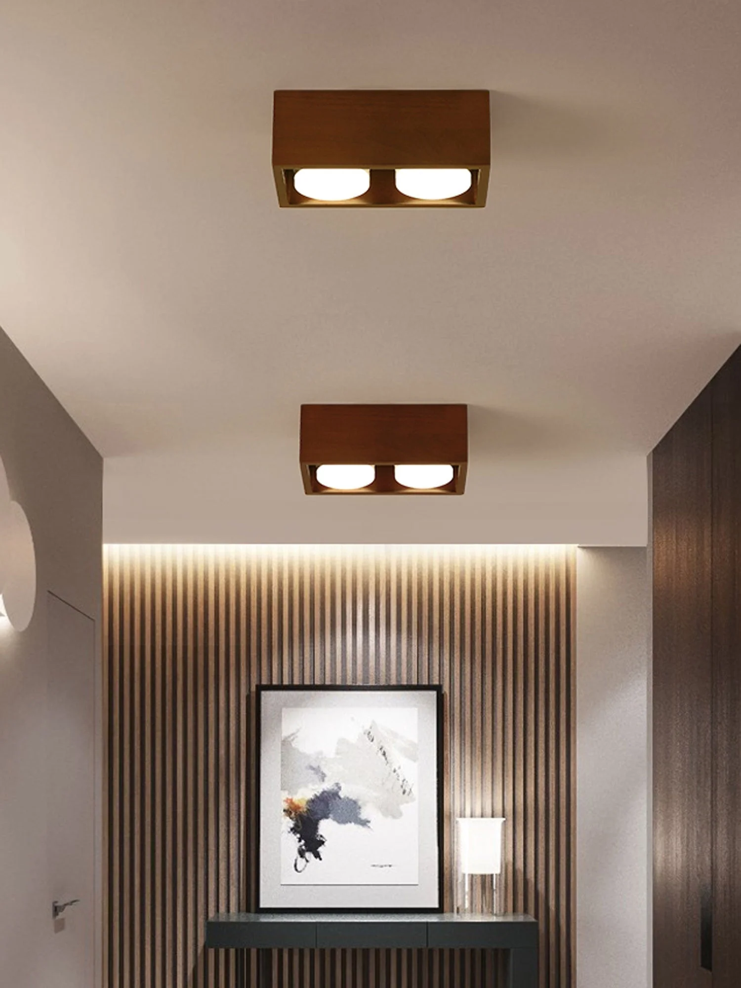 Eliza Minimalist Wood Ceiling Light - Image 28
