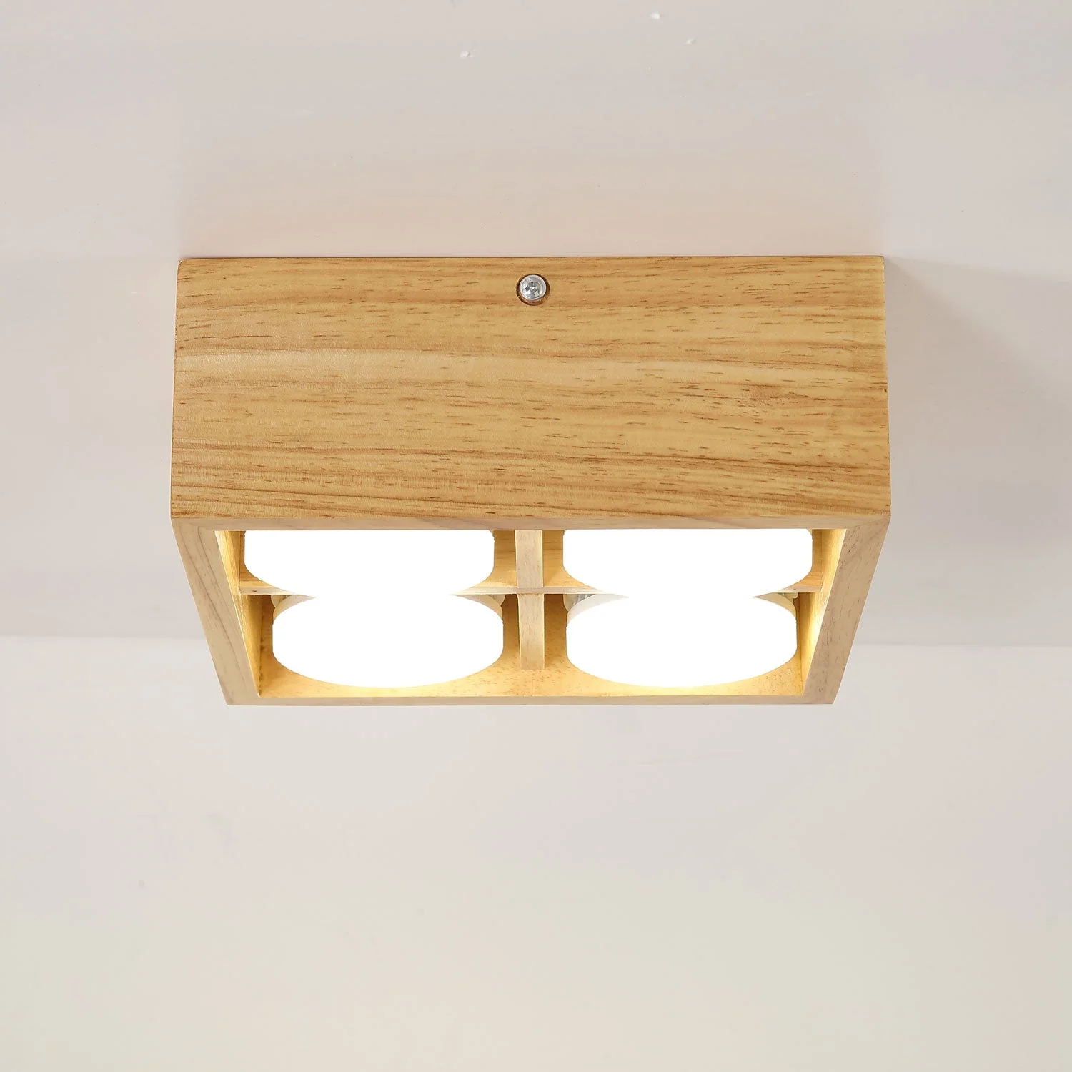 Eliza Minimalist Wood Ceiling Light - Image 32