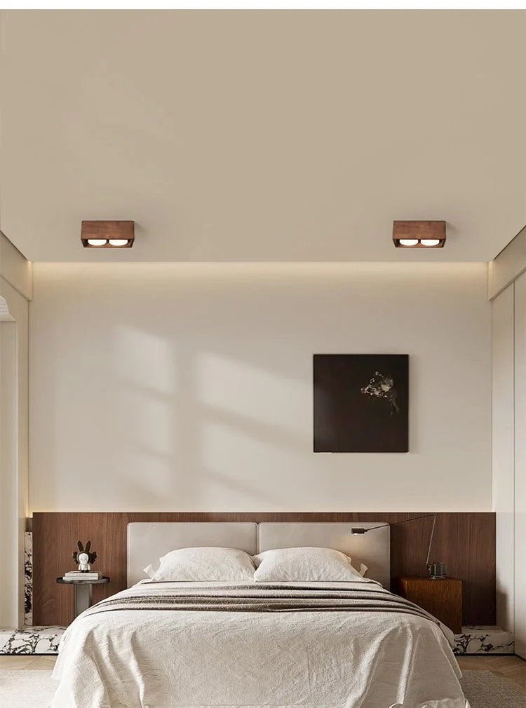 Eliza Minimalist Wood Ceiling Light - Image 35