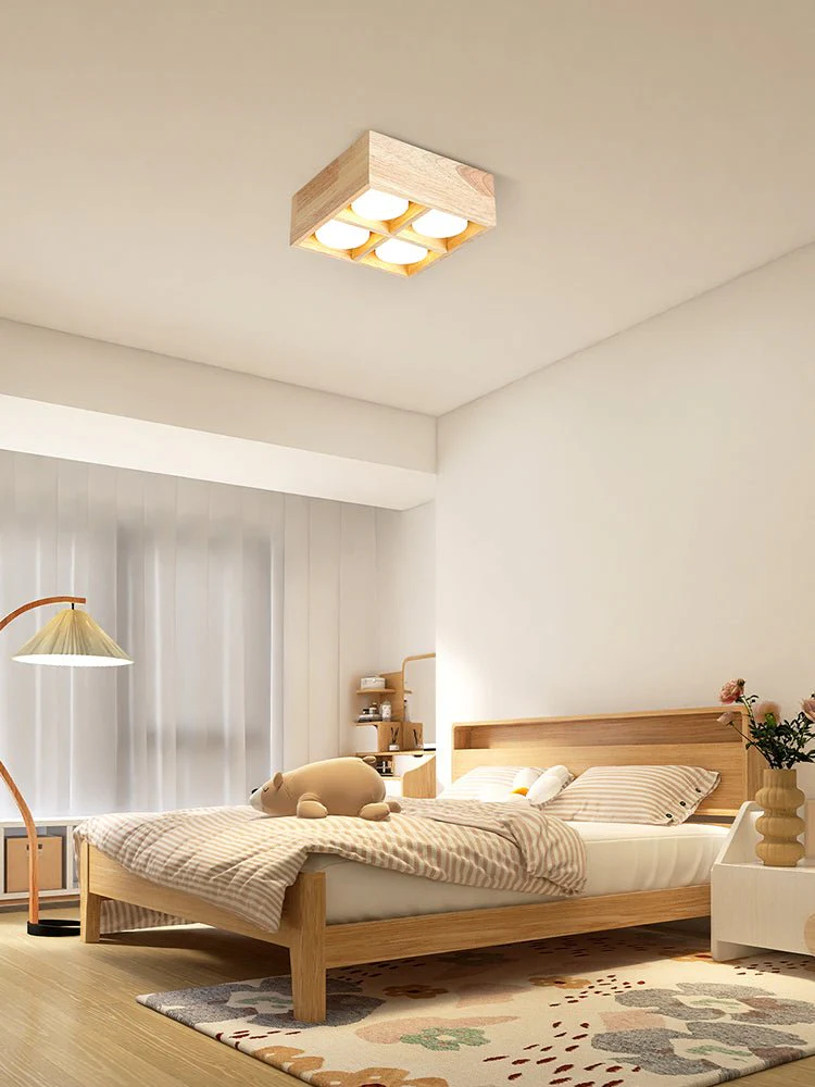 Eliza Minimalist Wood Ceiling Light - Image 39
