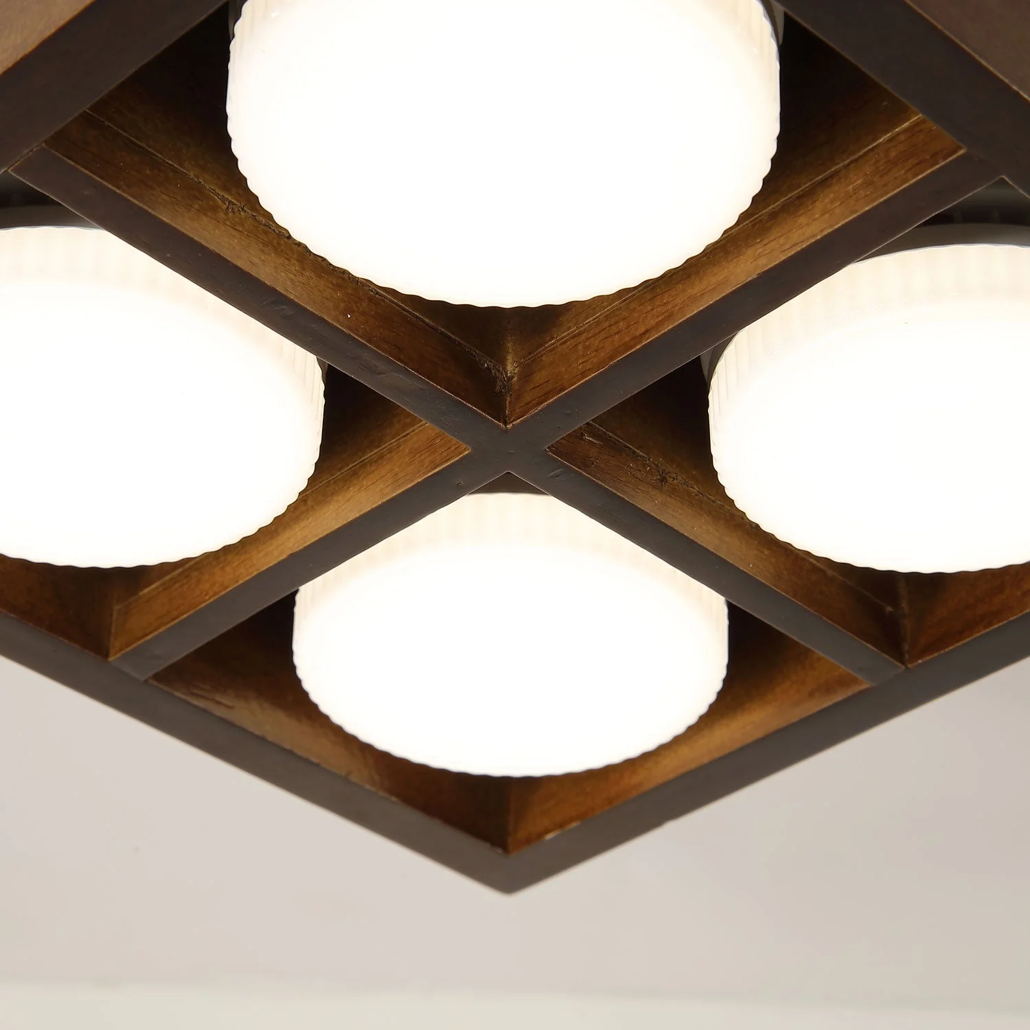 Eliza Minimalist Wood Ceiling Light - Image 9