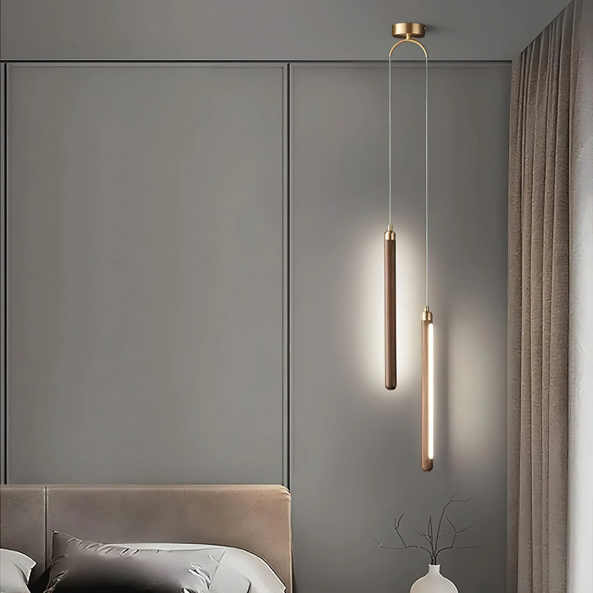 Elksdut Farmhouse Copper Pendant Light - Image 5