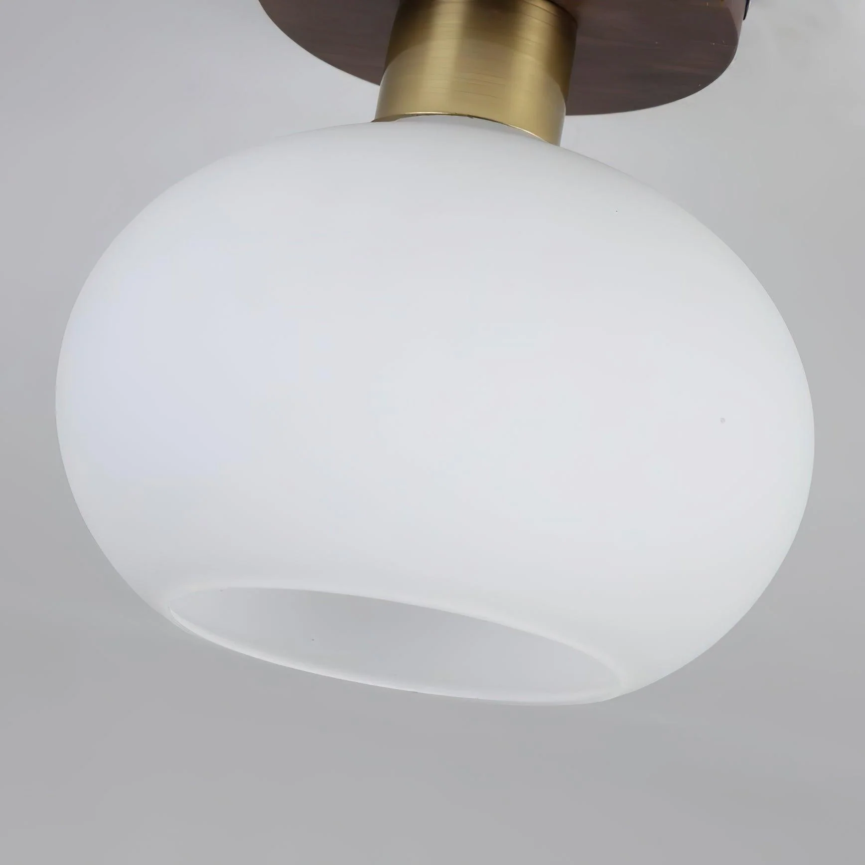 Ellorus Nordic Art White Shell Glass Ceiling Lamp - Image 15