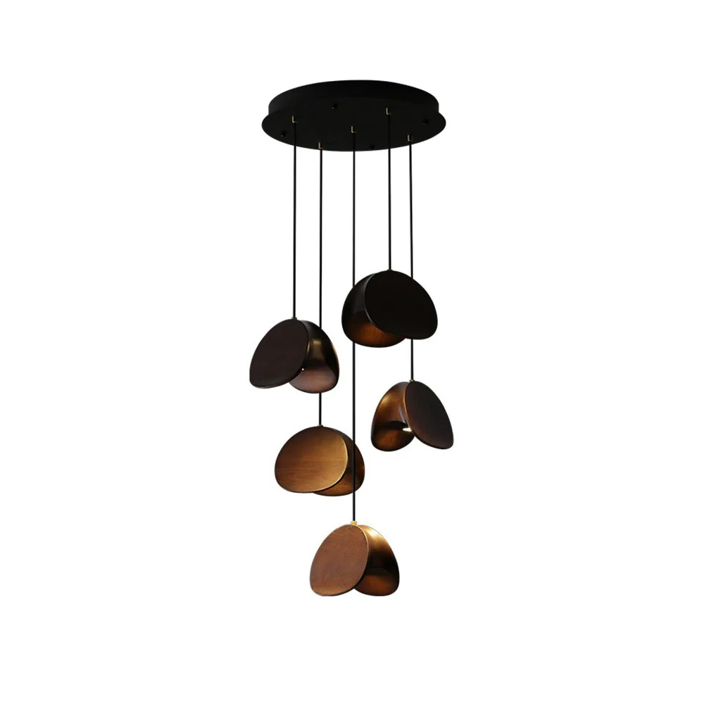 Elmiren Cluster Wood Pendant Light - Image 10